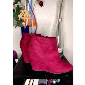 Forever 21 Faux Suede Booties
